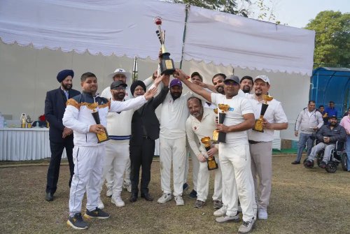 Cricket Trophy Presentation